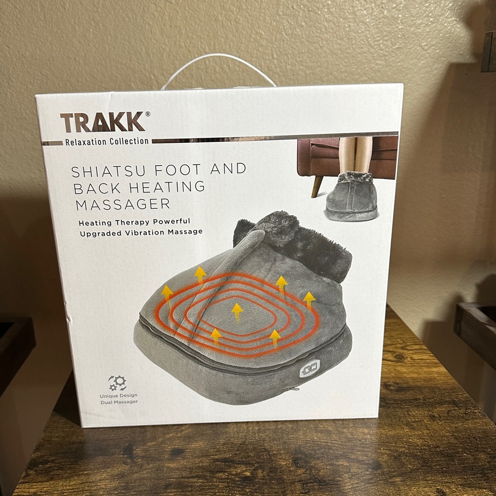 Trakk Shiatsu Foot and Back Heating Massager